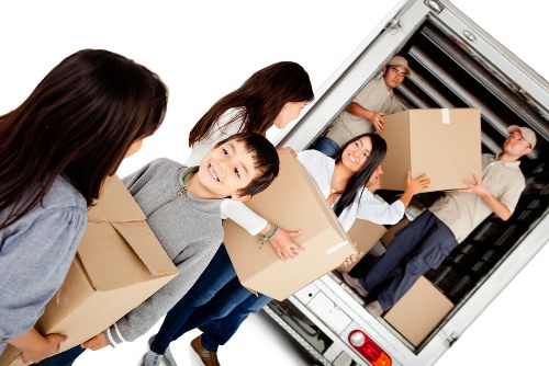 Removal Company Highbury handling a carefully packed home move