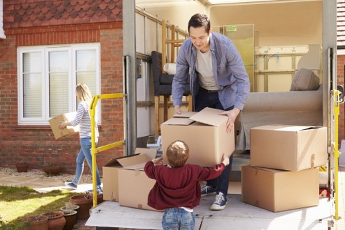 Packing boxes and moving materials for homes in Highbury