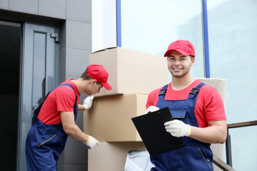 Professional home moving service in Highbury with careful packing and loading