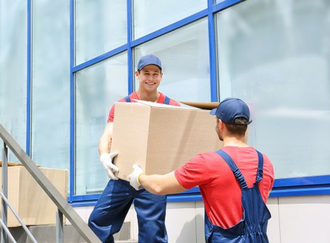Selection of sturdy cartons and packing supplies for a local move