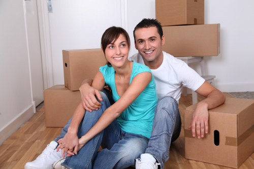 Careful packing and loading by a Highbury removals team