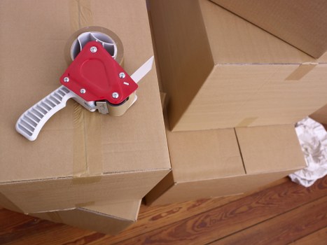 Packing and furniture handling during a Highbury house move