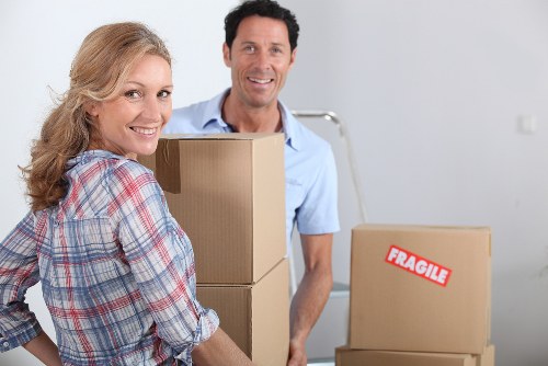 Keyboard navigation and accessibility support information on a removal company page