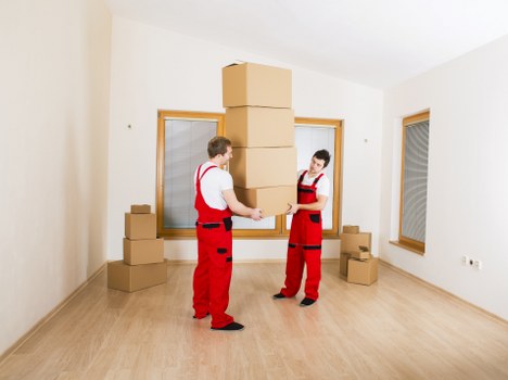 Moving process with careful handling in Highbury